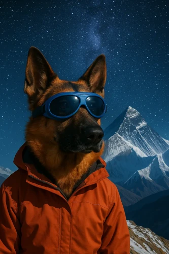 pies-alpinista-nocna-wyprawa-gory-okulary-kurtka.webp