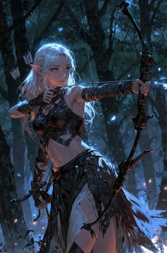 ksiezycowy-strzal-elfka-luczniczka-fantasy-obraz-na-alu.webp